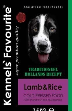 Lamb Rice 7,5kg-Kennels Favourite - (auksti spiests). Superpremium kvalitātes auksti presēta pilnvērtīga barība visu šķirņu pieaugušiem suņiem Ideāla barība suņiem ar alerģijām un gremošanas traucējumiem cena un informācija | Sausā barība suņiem | 220.lv
