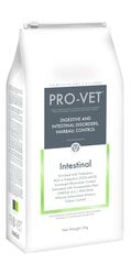 Intestinal 3kg- PRO-VET pilnvērtīga barība kaķiem ar gremošanas un zarnu trakta traucējumiem, lai samazinātu apmatojuma ķekaru veidošanos cena un informācija | Sausā barība kaķiem | 220.lv