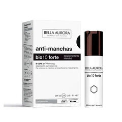 Pretpigmentu krēms Bella Aurora Bio10 Forte Jūtīga āda (30 ml) (30 ml) cena un informācija | Sejas krēmi | 220.lv