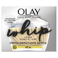 Pretnovecošanas mitrinošs krēms Whip Total Effects Olay (50 ml) cena un informācija | Sejas krēmi | 220.lv