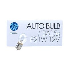 Автомобильная лампа M-Tech MT-Z14/10 21Вт, белый 12 в, 10 шт BA15S цена и информация | Автомобильные лампочки | 220.lv
