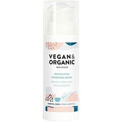 Sejas krēms Revitalising Hydrating Vegan & Organic (50 ml) cena un informācija | Sejas krēmi | 220.lv