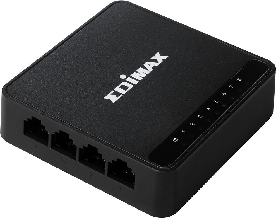 EDIMAX Fast 8 Ports Desktop SwitchES-3308P(EN) цена и информация | Rūteri (maršrutētāji) | 220.lv