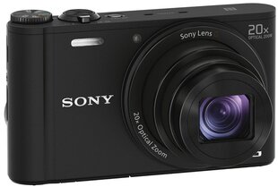 Sony DSC-WX350, melns цена и информация | Цифровые фотоаппараты | 220.lv