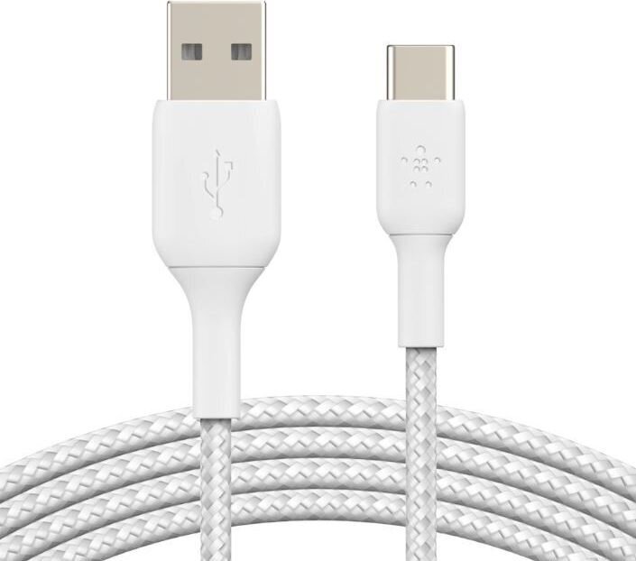 Belkin CAB002bt2MWH, USB-A/USB-C, 2 m cena un informācija | Kabeļi un vadi | 220.lv