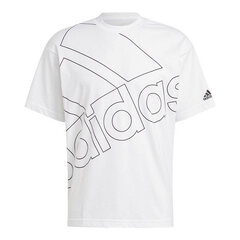 Футболка с коротким рукавом мужская Adidas Giant Logo Белый S6433829 цена и информация | Мужская спортивная одежда | 220.lv