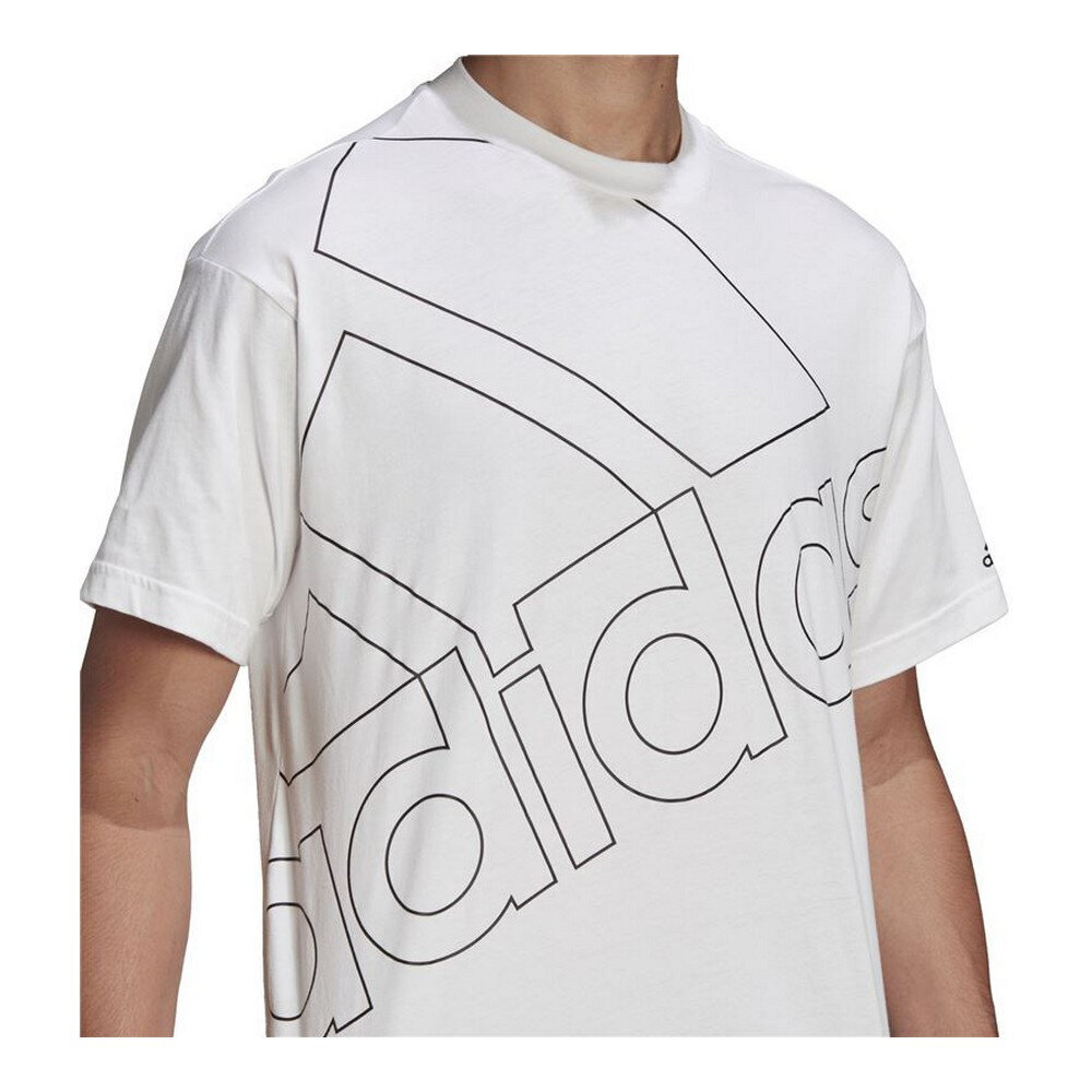 Vīriešu T-krekls ar īsām piedurknēm Adidas Giant Logo, balts S6433829 цена и информация | Sporta apģērbs vīriešiem | 220.lv