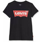 Bērnu T-krekls ar īsām piedurknēm Levi's E8157, melns S6424503 cena un informācija | Zēnu krekli | 220.lv