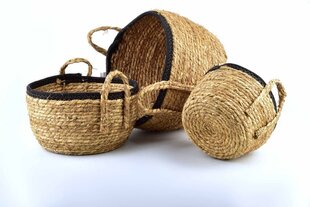 Плетеная корзина из водорослей Bali L 33 см цена и информация | Ящики для вещей | 220.lv