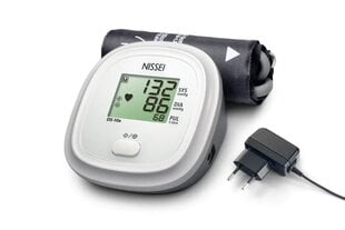 NISSEI tonometrs DS-10A, automāts, ar adapteri (PVN 21%) cena un informācija | Asinsspiediena mērītāji | 220.lv