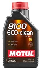 Motul 8100 Eco-clean 5W30 1L (101542) cena un informācija | Motoreļļas | 220.lv