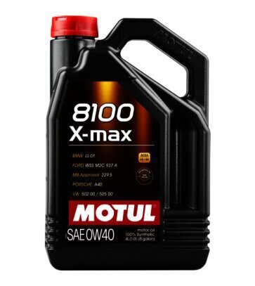 Motul 8100 X-max 0W40 4L (104532) цена и информация | Motoreļļas | 220.lv