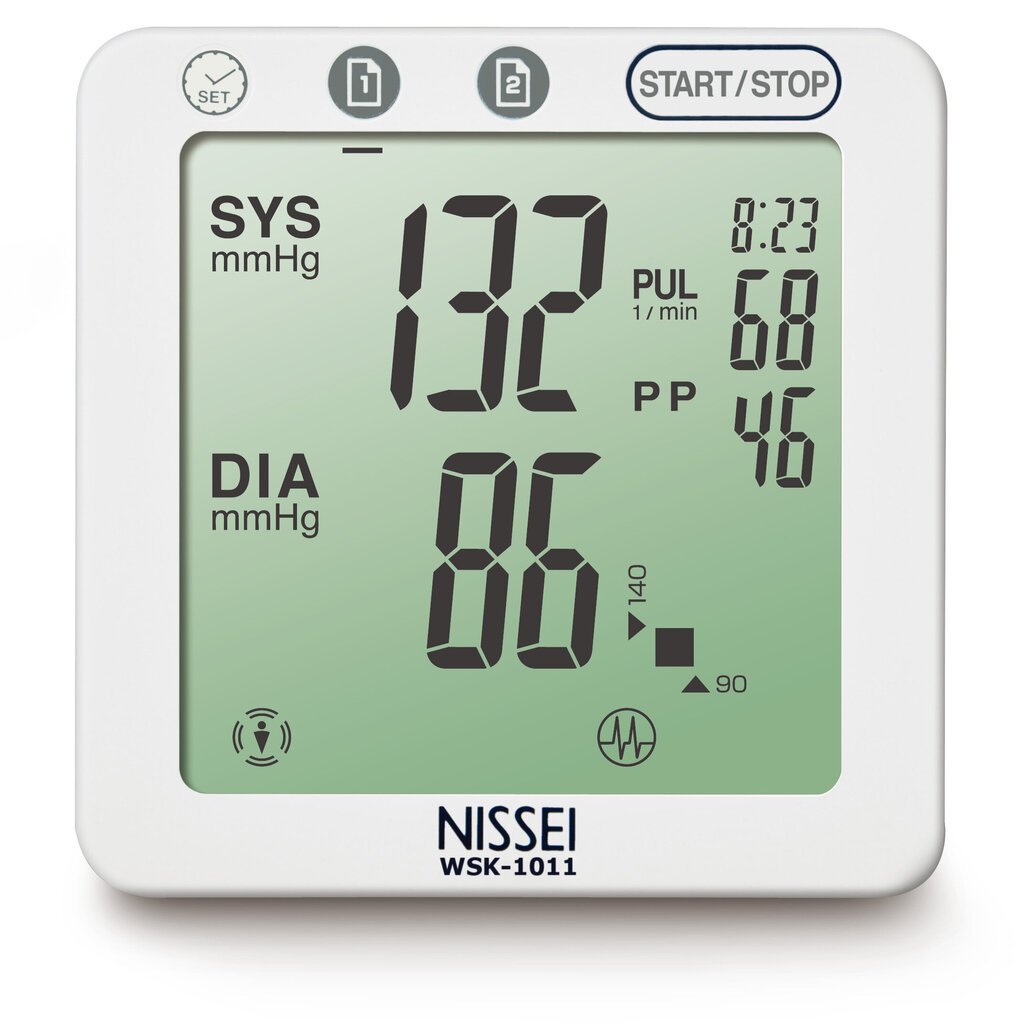 NISSEI tonometrs WSK-1011, automāts, apakšdelma (PVN 21%) cena un informācija | Asinsspiediena mērītāji | 220.lv