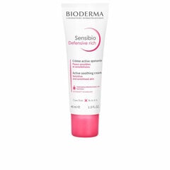 Насыщенный активный успокаивающий крем BIODERMA Sensibio Defensive, 40 мл цена и информация | Наносите на чистую кожу лица. Подержите около 10-15 минут и смойте водой. | 220.lv