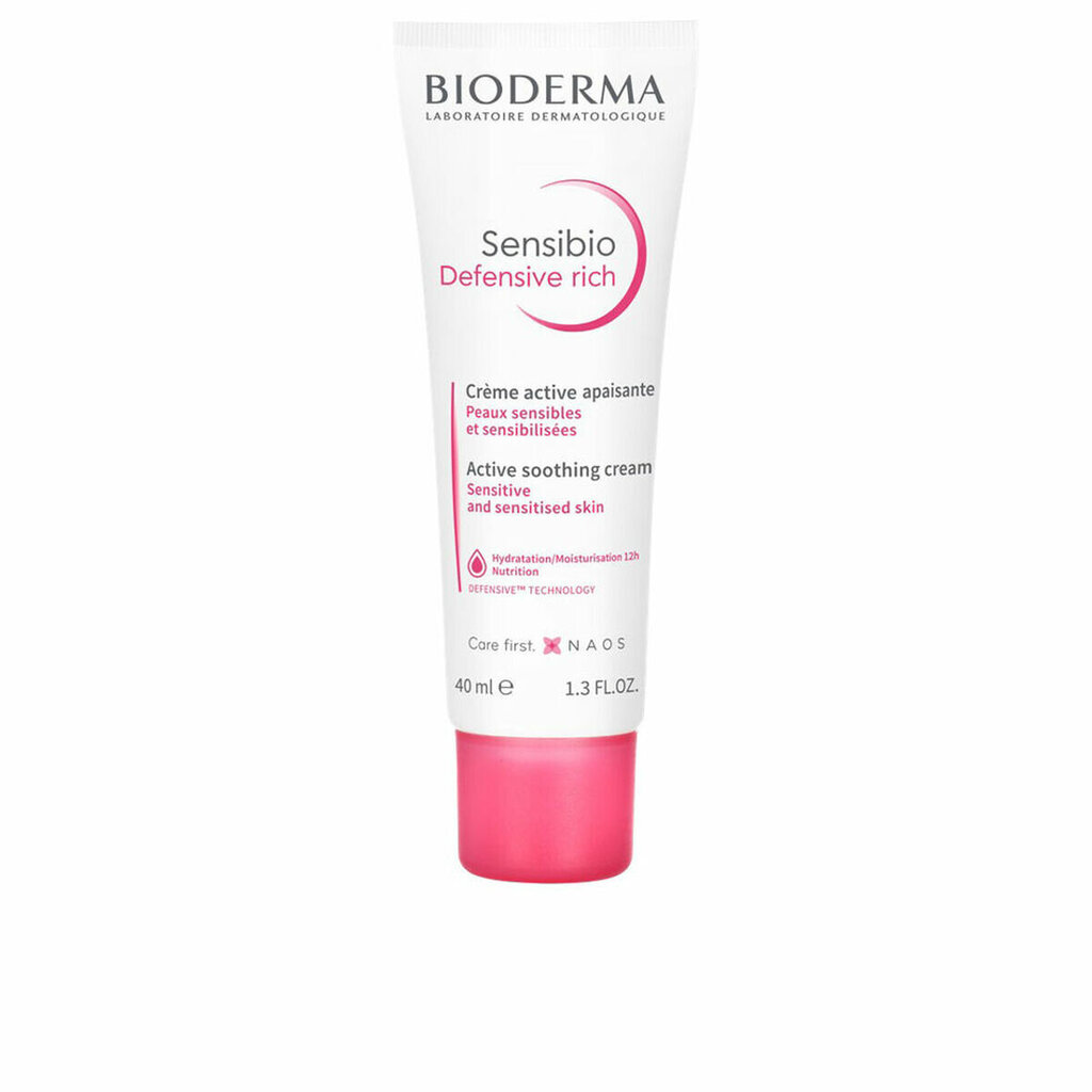 BIODERMA Sensibio Defensive rich aktīvs nomierinošs krēms 40ml cena un informācija | Sejas krēmi | 220.lv