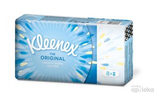 Носовые платки KLEENEX Original, 8 пачек (x9) цена и информация | Туалетная бумага, бумажные полотенца | 220.lv