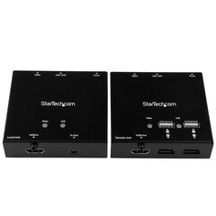Adapteris StarTech ST121USBHD HDMI / Cat6 / 4x USB cena un informācija | Adapteri un USB centrmezgli | 220.lv