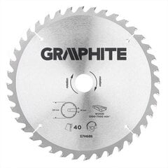 Отрезной диск Graphite, 255 x 30мм цена и информация | Запчасти для садовой техники | 220.lv