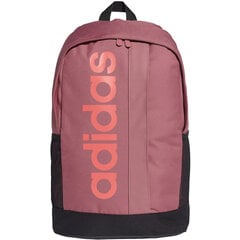 Mugursoma Adidas Plecak Linear Core BP, 21 l, rozā cena un informācija | Sporta somas un mugursomas | 220.lv
