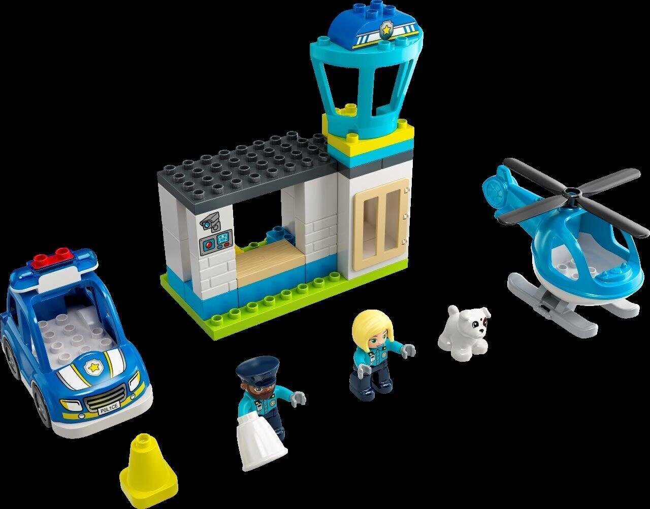 10959 LEGO® DUPLO Policijas iecirknis un helikopters цена и информация | Konstruktori | 220.lv