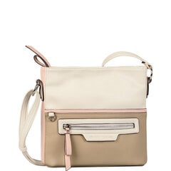 Tom Tailor женская сумочка Jule, белый/розовый/коричневый цена и информация | Куинн | 220.lv