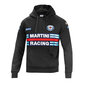 Vīriešu sporta krekls ar kapuci Sparco MARTINI RACING, melns S3721351 cena un informācija | Vīriešu jakas | 220.lv