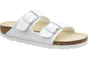 Тапочки женские Birkenstock Arizona, белые цена и информация | Шлепанцы, тапочки для женщин | 220.lv