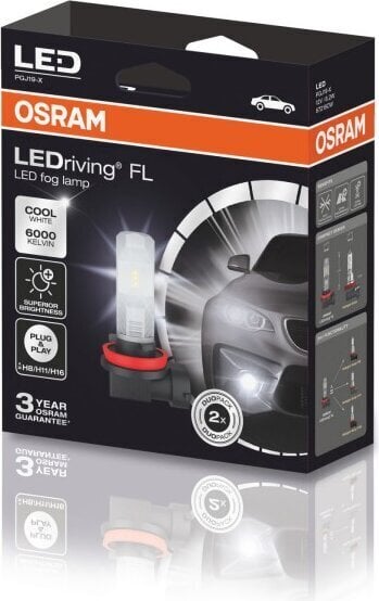 OSRAM LEDriving FL H8/H11/H16 4052899605046 LED lampas cena | 220.lv