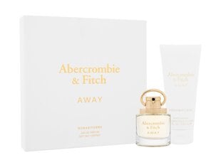 Komplekts Abercrombie & Fitch Away sievietēm: EDP, 50 ml + ķermeņa losjons, 75 ml цена и информация | Женские духи | 220.lv