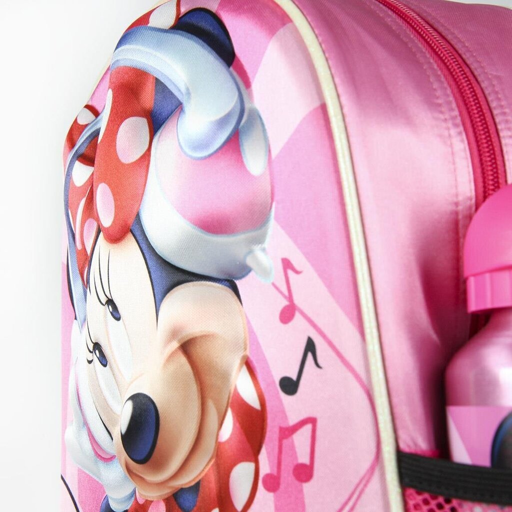 Mugursoma Disney Minnie 3D, 25x31x10 cm cena un informācija | Skolas somas | 220.lv