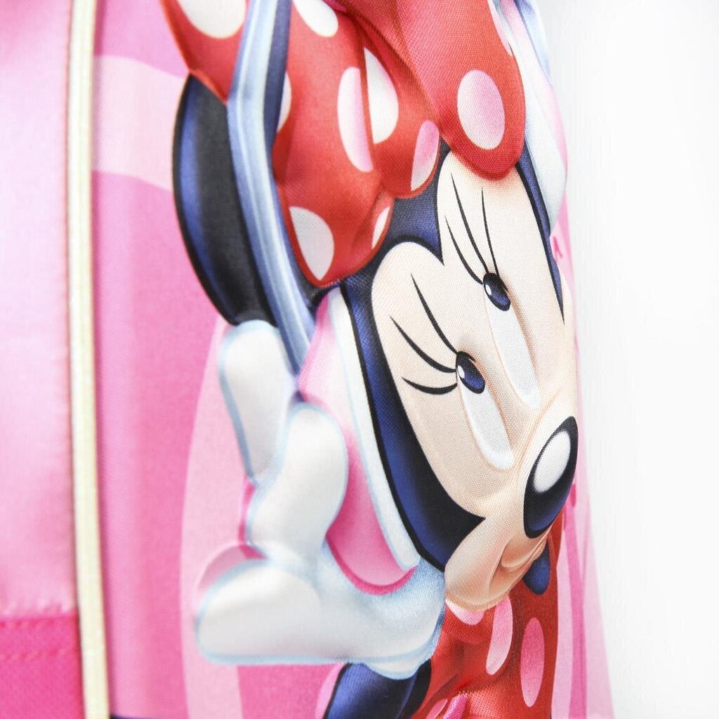 Mugursoma Disney Minnie 3D, 25x31x10 cm cena un informācija | Skolas somas | 220.lv