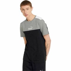 Футболка с коротким рукавом мужская Puma Essential+ Block, чёрная S6437185 цена и информация | Мужская спортивная одежда | 220.lv