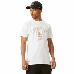 Vīriešu T-Krekls ar īsām piedurknēm New Era MLB Metallic Grapich Print Dodger, balts S6437379 cena un informācija | Sporta apģērbs vīriešiem | 220.lv