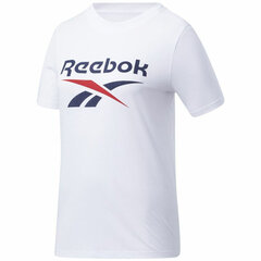 Sieviešu T-krekls ar īsām piedurknēm Reebok Identity Logo, balts S6437946 cena un informācija | Sporta apģērbs sievietēm | 220.lv