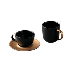 BergHOFF komplekts tējai un kafijai GEM, 3 piederumi, melns cena un informācija | Glāzes, krūzes, karafes | 220.lv