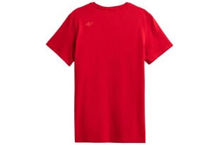 Vīriešu T-krekls 4F NOSH4 TSM352, sarkans cena un informācija | Vīriešu T-krekli | 220.lv