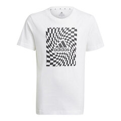 Sporta T-krekls ar īsām piedurknēm B G T1 Adidas Graphic, balts S6435327 cena un informācija | Zēnu krekli | 220.lv