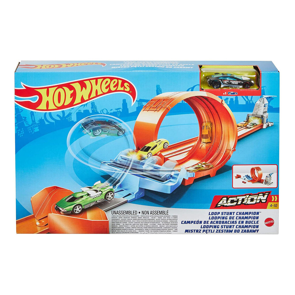 Komplekts Drifta sacīkstes Hot Wheels, GTV13 цена и информация | Rotaļlietas zēniem | 220.lv