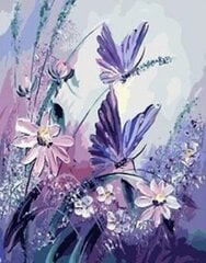 Glezna pēc numuriem "Violets" 40x50 KTMK-85269 G cena un informācija | Gleznas pēc numuriem | 220.lv