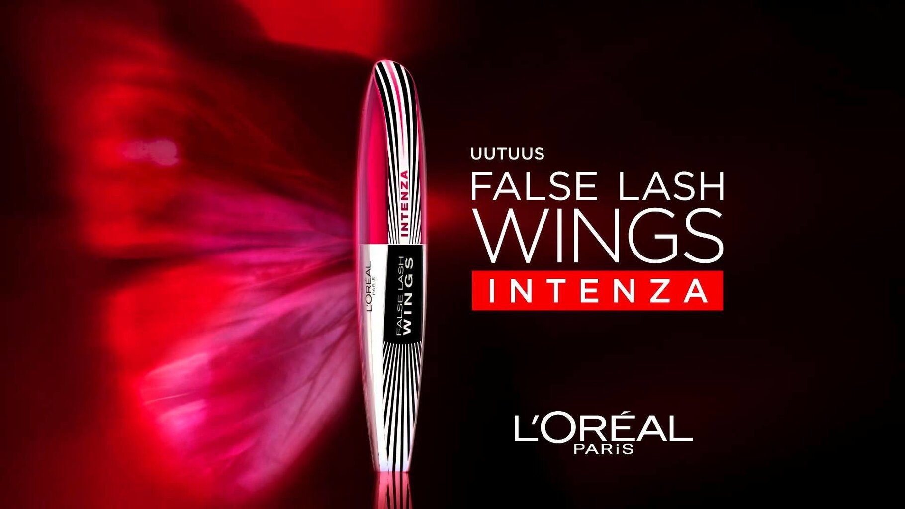 L´Oréal Paris False Lash Wings Intenza skropstu tuša 7 ml, Intense Black цена и информация | Acu ēnas, skropstu tušas, zīmuļi, serumi | 220.lv