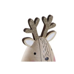 Dekoratīvā figūriņa DKD Home Decor Papele Ziemeļbriedis (2 gab) (7 х 7 х 14 cm) cena un informācija | Ziemassvētku dekorācijas | 220.lv