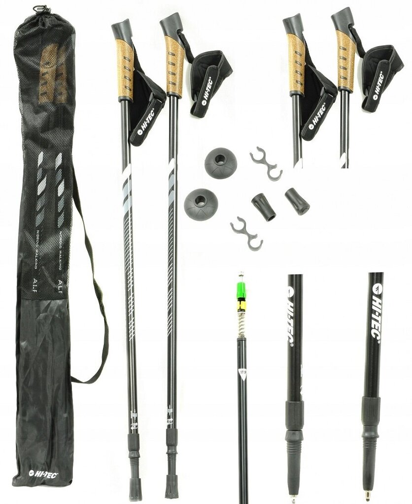 HT ALPENSTOCK NŪJAS 85-135cm cena un informācija | Nūjošanas nūjas | 220.lv