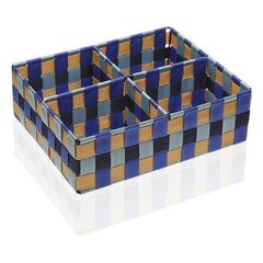 Коробка Bigbuy Home с отсеками Blue Bay, 27 x 10 x 32 см цена и информация | Ящики для вещей | 220.lv