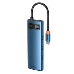 Кабель для телефона Baseus USB C — USB 100 Вт, HDMI 4K 30 Гц, SD, 3x USB 3.2 Gen 1, RJ45 1 Гбит/с цена и информация | Кабели для телефонов | 220.lv