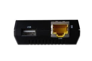 DIGITUS 1-Port USB 2.0 Multifunction Network Server cena un informācija | Rūteri (maršrutētāji) | 220.lv