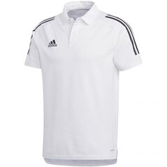 Мужская спортивная футболка Adidas Condivo 20 Polo M EA2517 51756, белая цена и информация | Мужская спортивная одежда | 220.lv