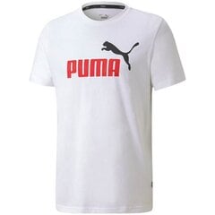 Vīriešu sporta T-krekls Puma ESS 2 Col Logo Tee M 583714 02 (66921), balts cena un informācija | Sporta apģērbs vīriešiem | 220.lv