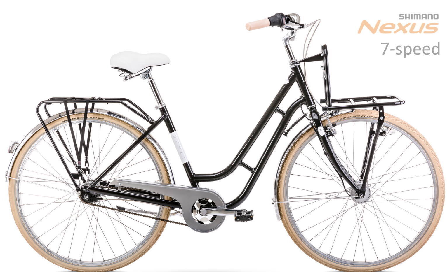 Pilsētas velosipēds Romet Luiza Lux 26" Alu 2022, melns цена и информация | Velosipēdi | 220.lv