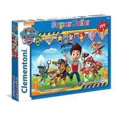 Puzle Clementoni Paw Patrol, 104 d. cena un informācija | Puzles, 3D puzles | 220.lv