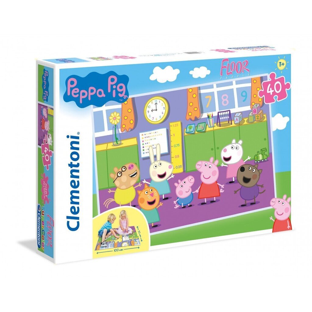 Puzle Clementoni Peppa Pig, 40 d. cena un informācija | Puzles, 3D puzles | 220.lv